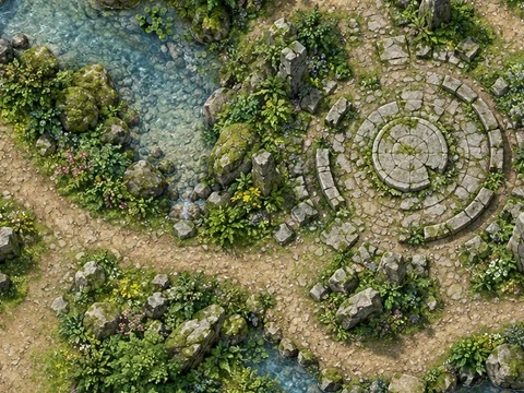 Example fantasy map created with this tool