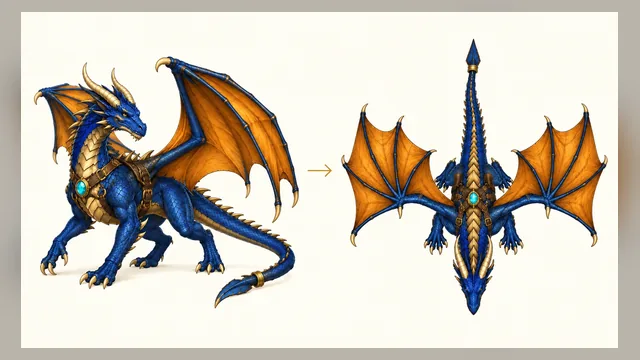 Transform character art into a top-down token