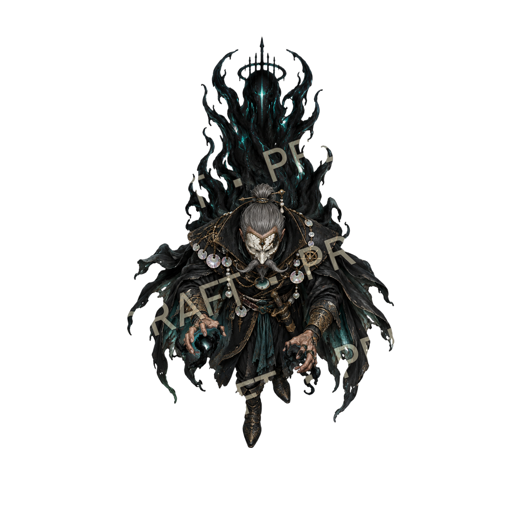 Aperçu du token vu du dessus de Mira The Dark Voice — Ombre portée