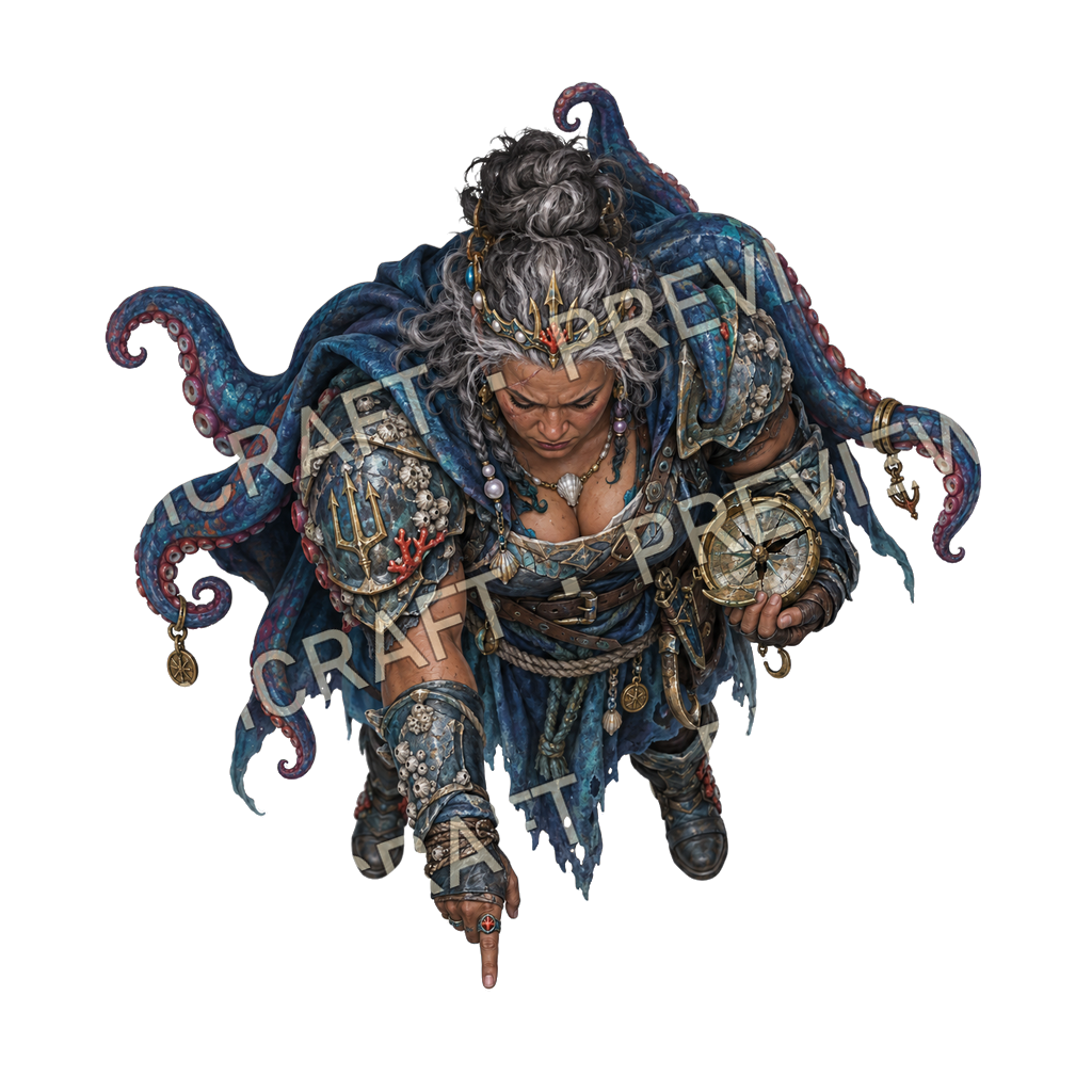 Aperçu du token vu du dessus de Thorne The Navigator — Brume épaisse