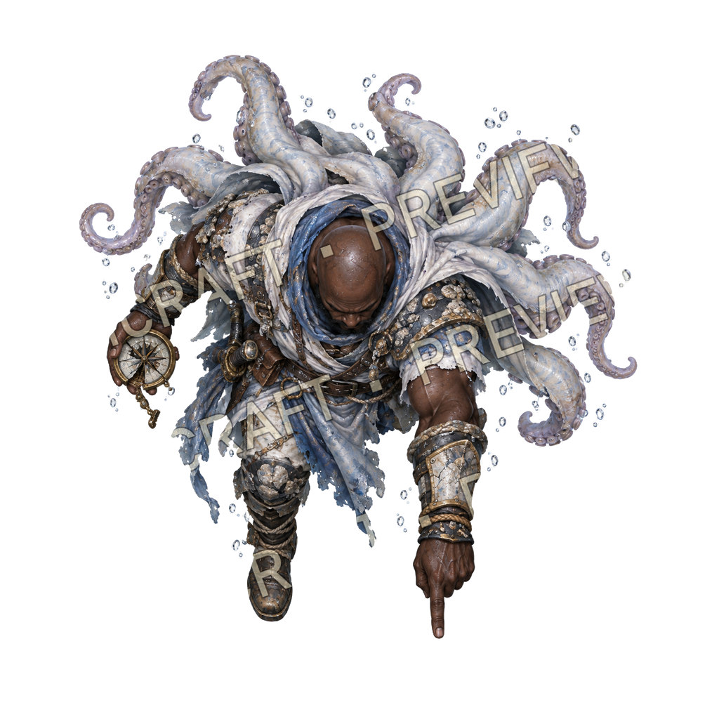 Aperçu du token vu du dessus de Thorne The Navigator — Écume de combat