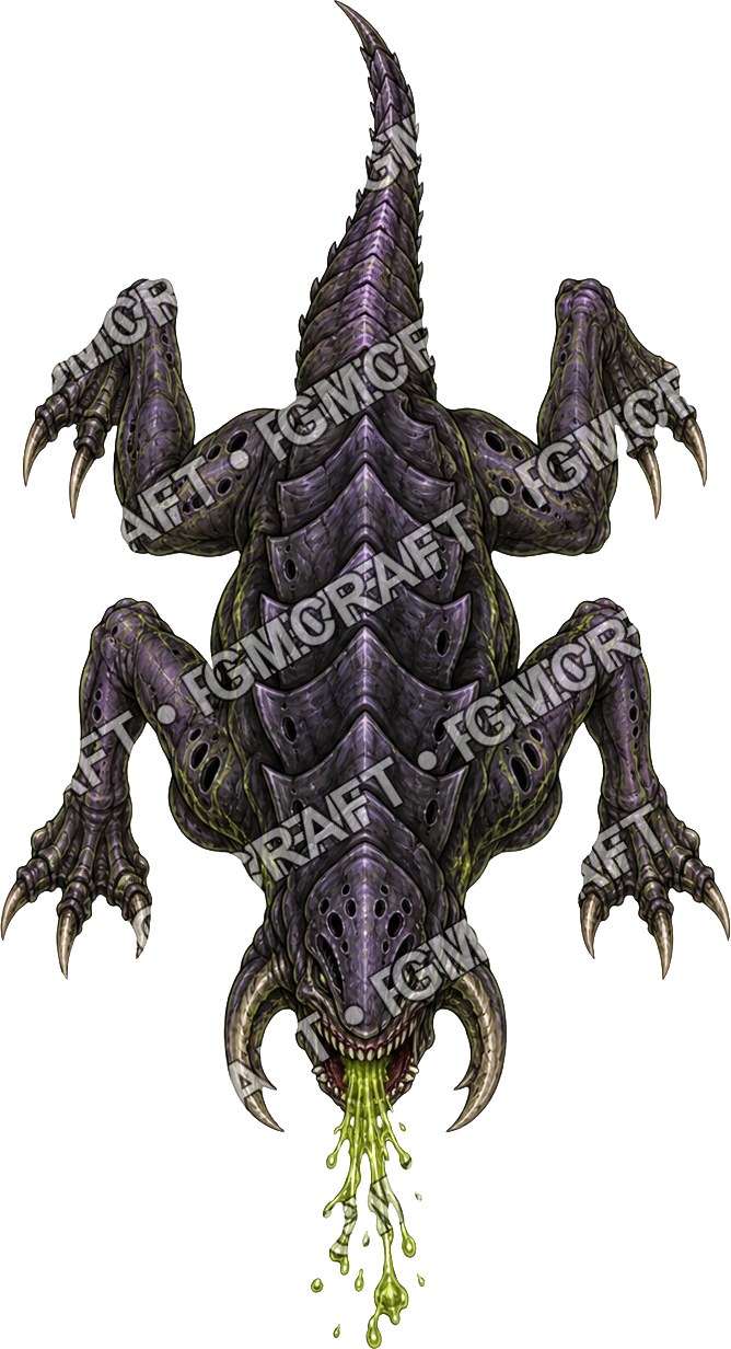 Acid Spitter Xeno top-down token preview