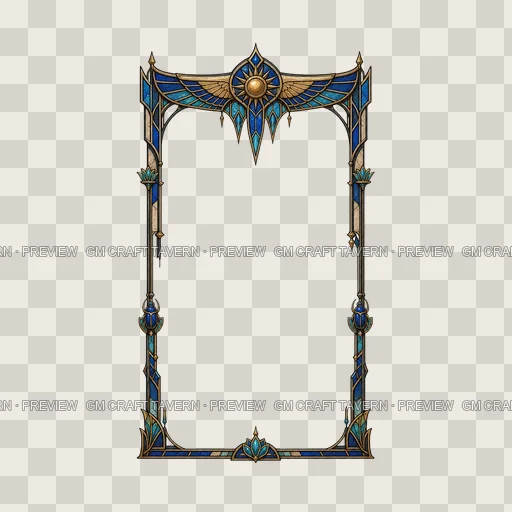 Border 05 top-down token preview