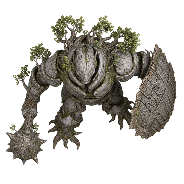 Ancient Beech Shieldbearer top-down token preview