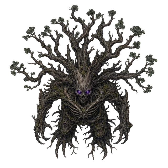 Ancient Yew Guardian top-down token preview