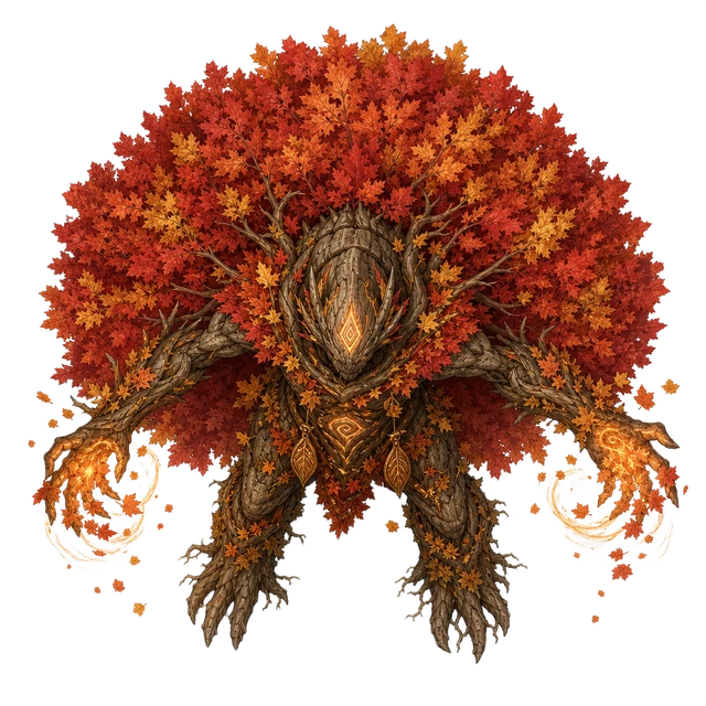 Autumn Maple Titan top-down token preview
