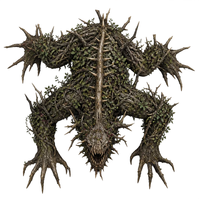 Bramble Beast Titan top-down token preview