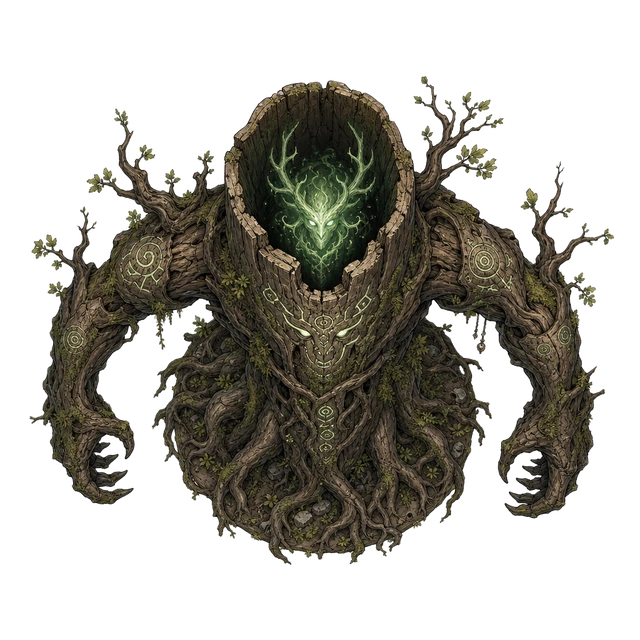 Hollow Elder Gatekeeper top-down token preview