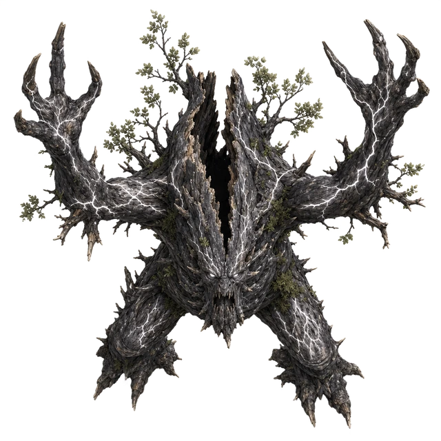 Storm-Struck Ash Titan top-down token preview
