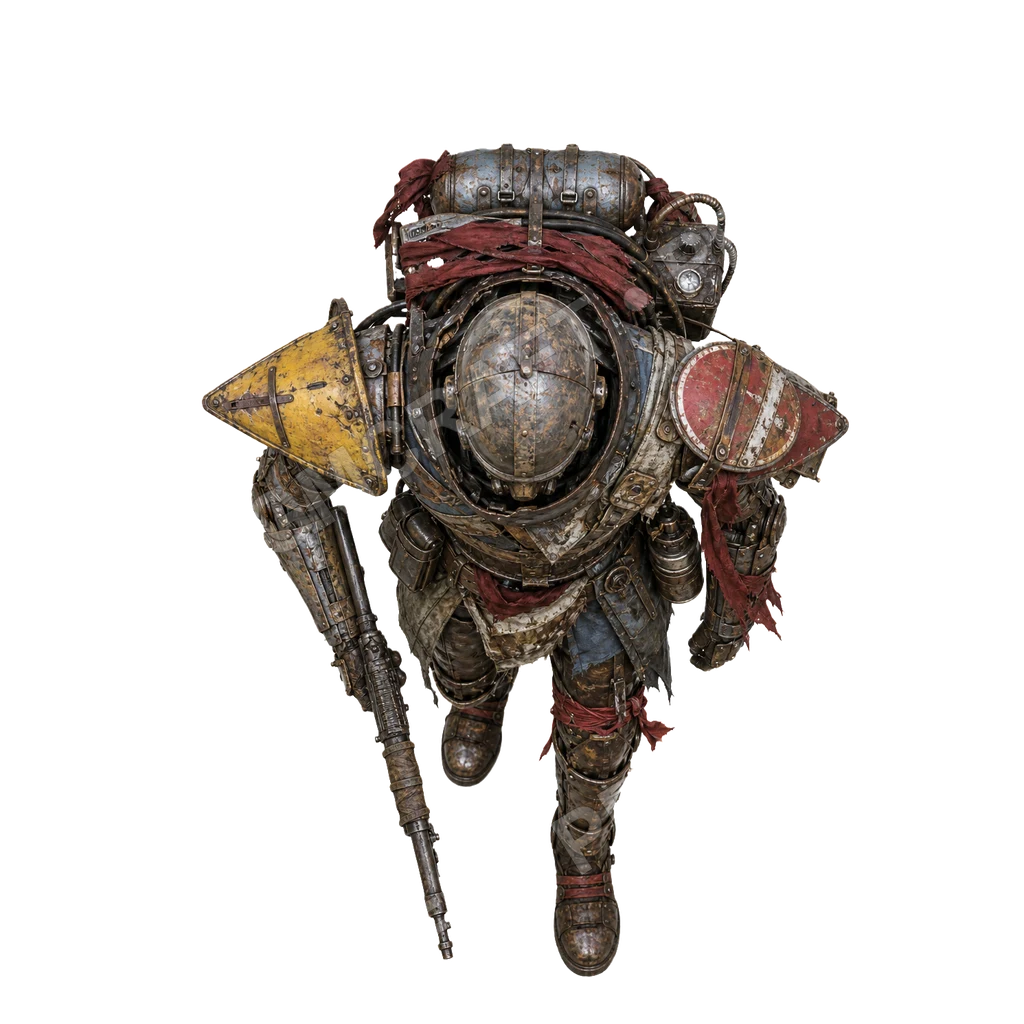 Ancient Military Robots 47 top-down token preview