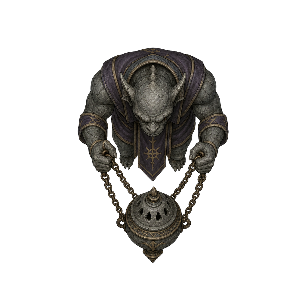 Censer Bearer top-down token preview