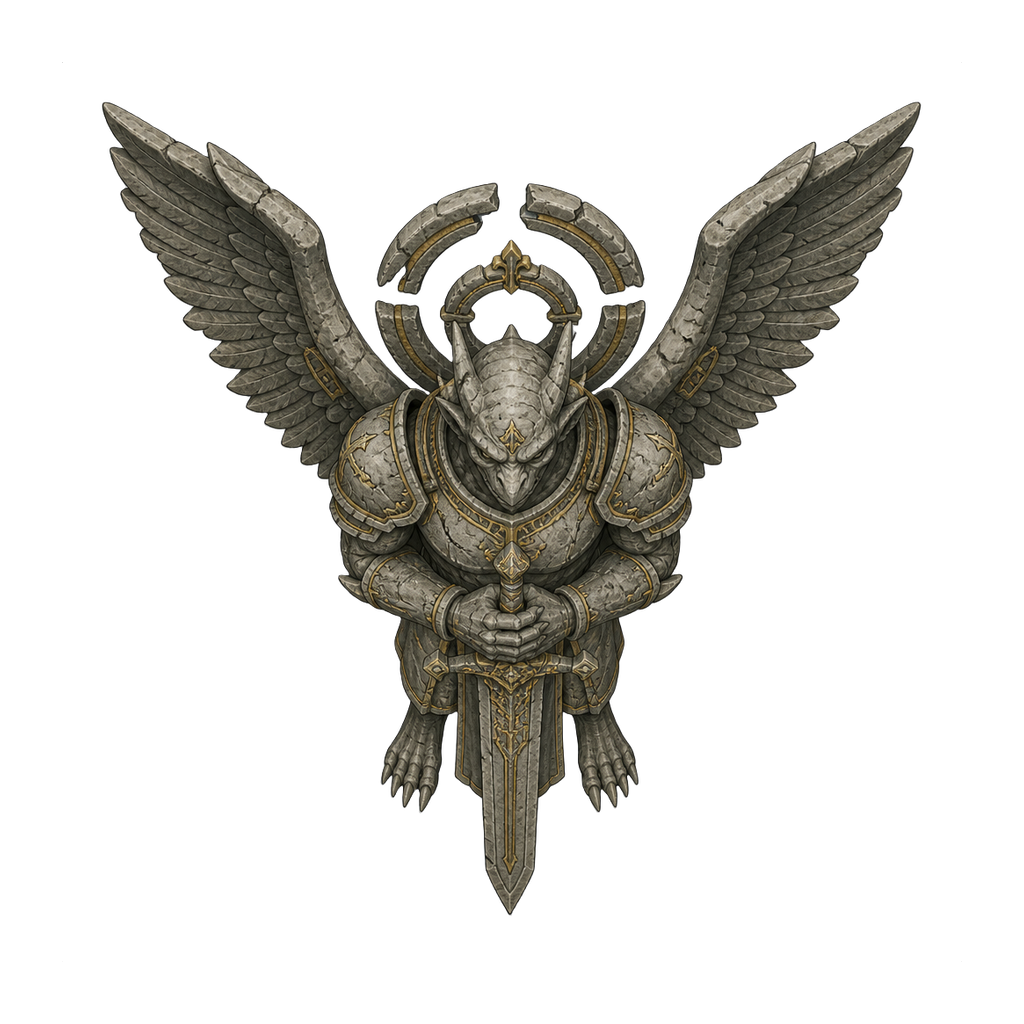 Cracked Halo Keeper top-down token preview