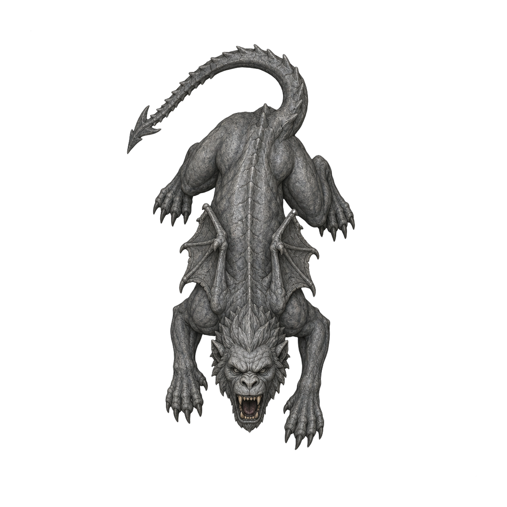 Grotesque Hound top-down token preview