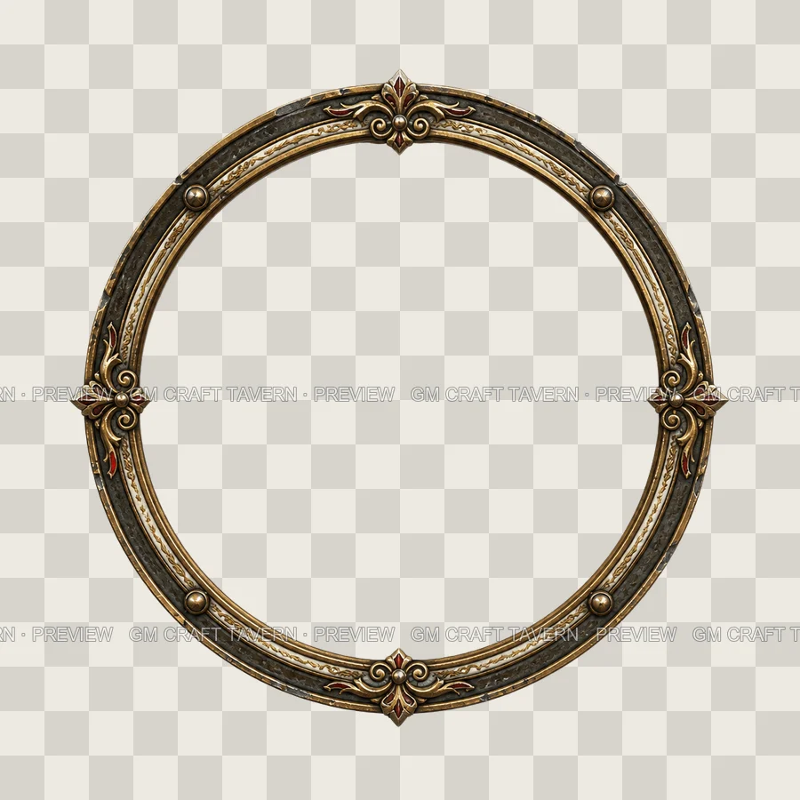 Baroque Fantasy Borders product preview 5