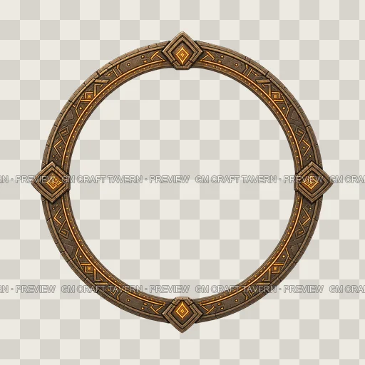 Border 14 top-down token preview