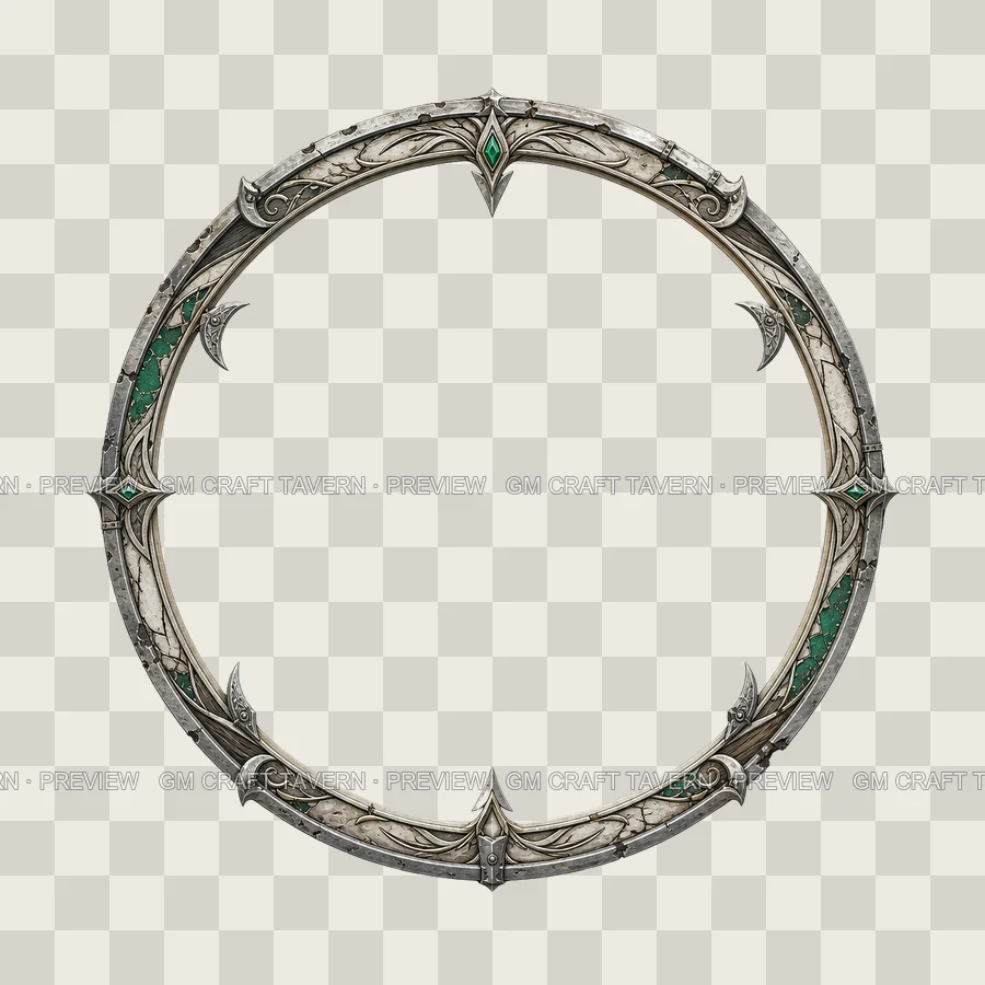 Elven Filigree Borders product preview 9