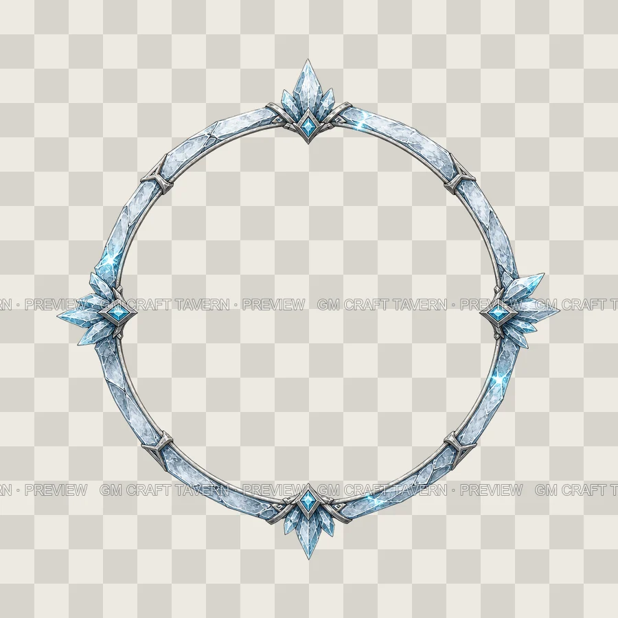 Frozen Crystal Borders product preview 1