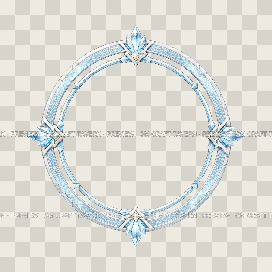 Frozen Crystal Borders product preview 4
