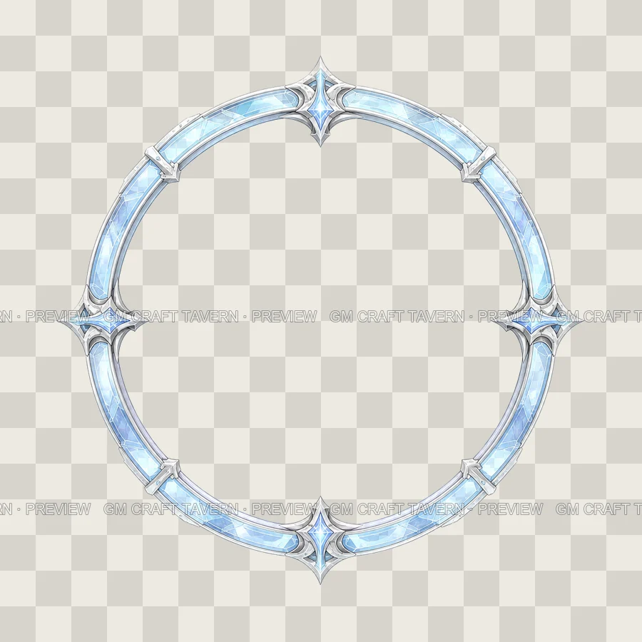 Frozen Crystal Borders product preview 5