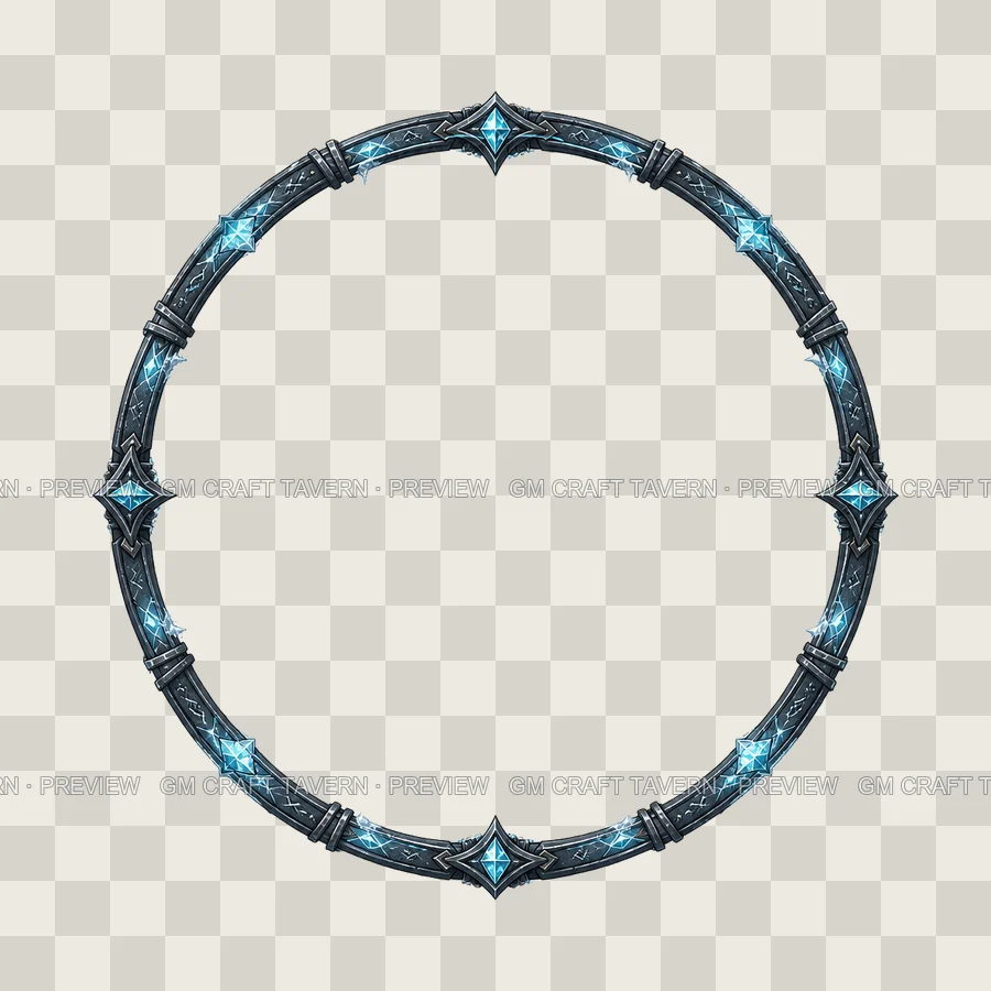 Frozen Crystal Borders product preview 7