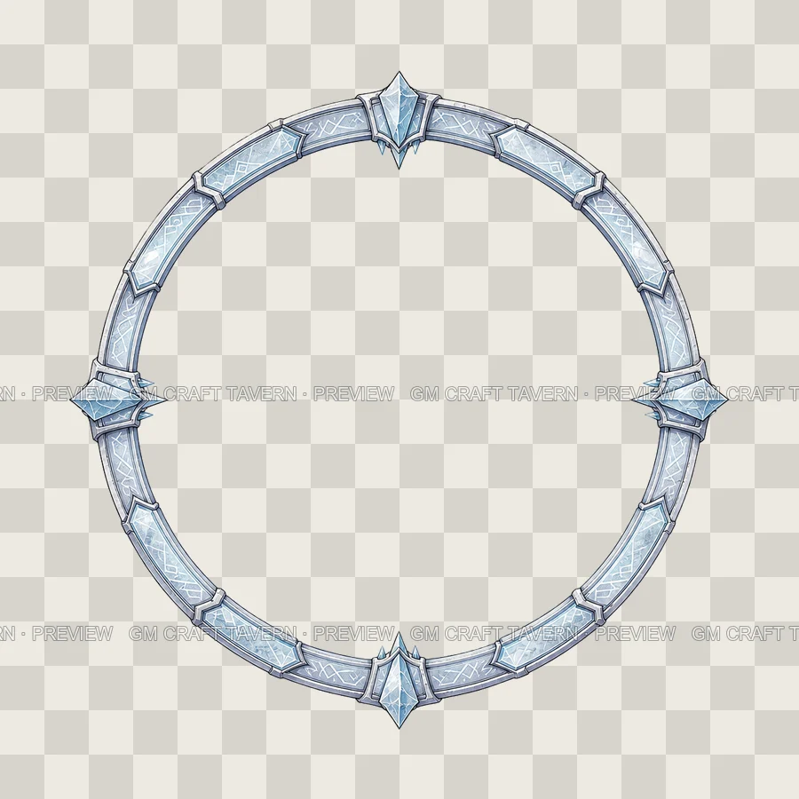 Frozen Crystal Borders product preview 9