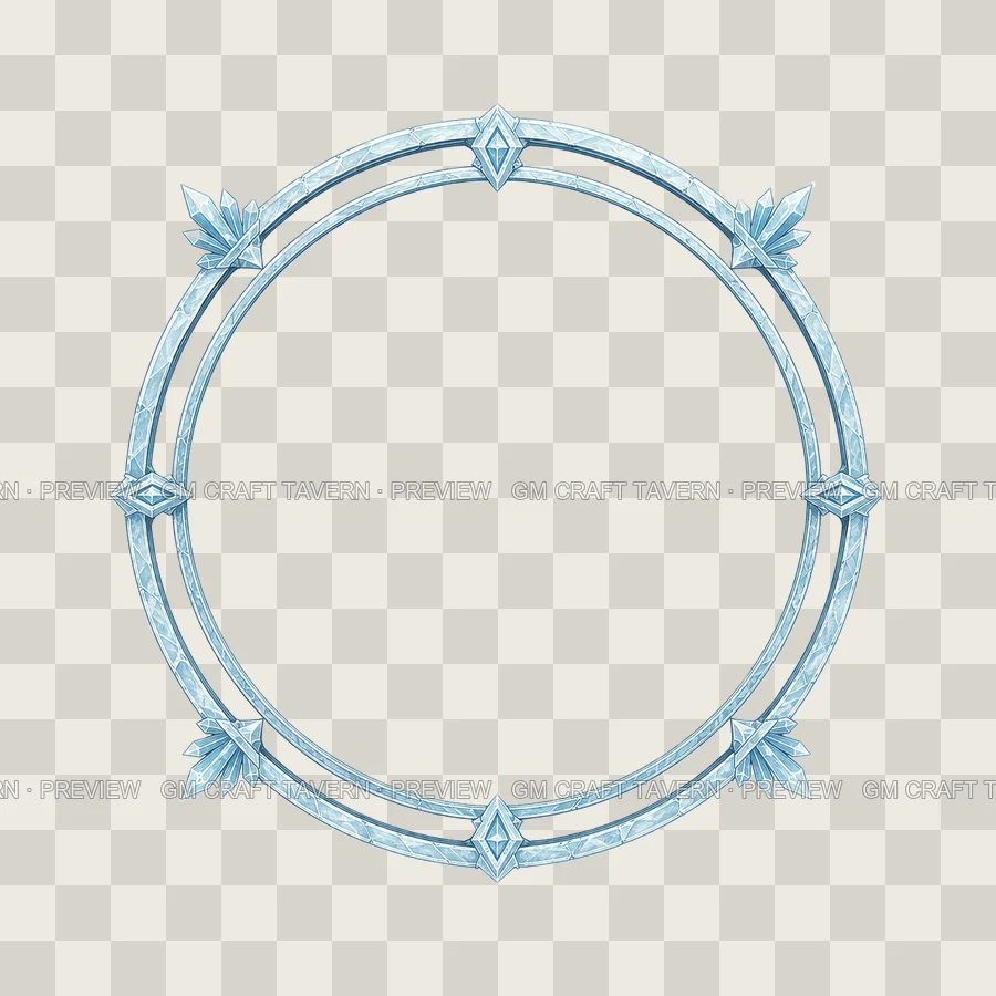 Frozen Crystal Borders product preview 10