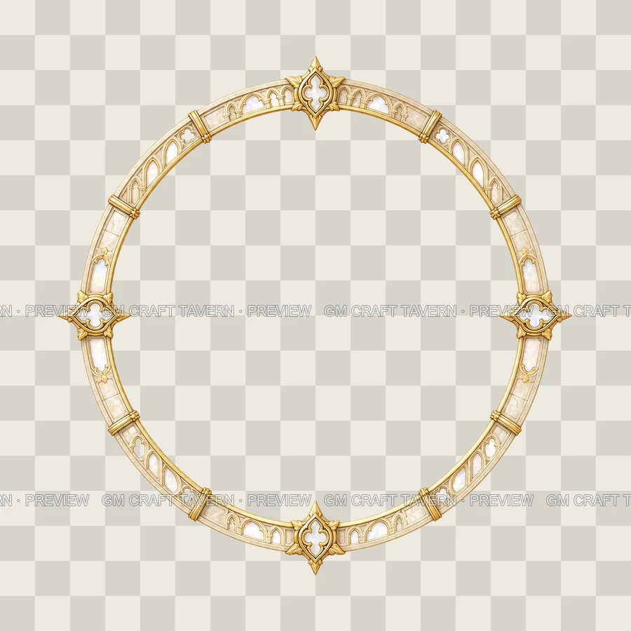 Gothic Cathedral Architecture Borders product preview 1