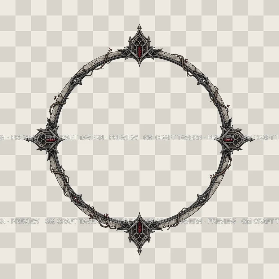Gothic Cathedral Architecture Borders product preview 2