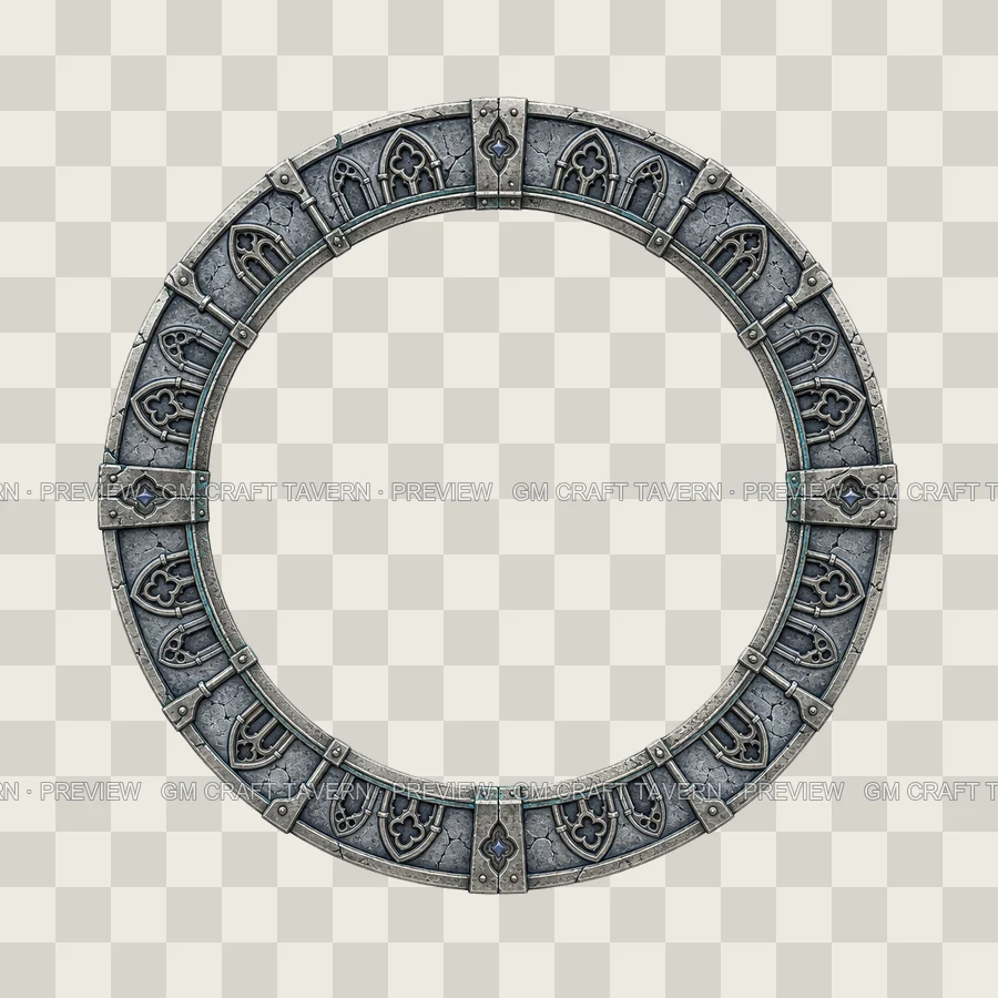 Gothic Cathedral Architecture Borders product preview 3