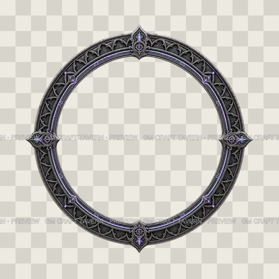 Gothic Cathedral Architecture Borders product preview 7