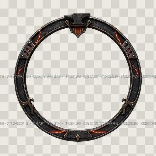 Border 15 top-down token preview