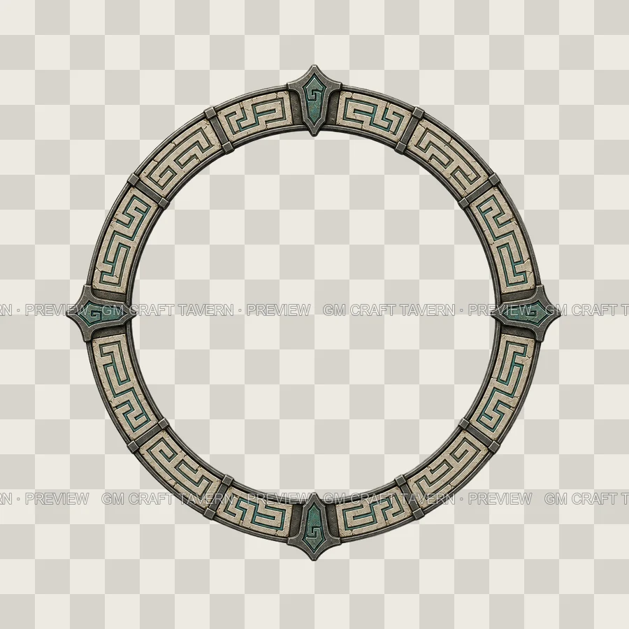 Labyrinth Maze Borders product preview 6