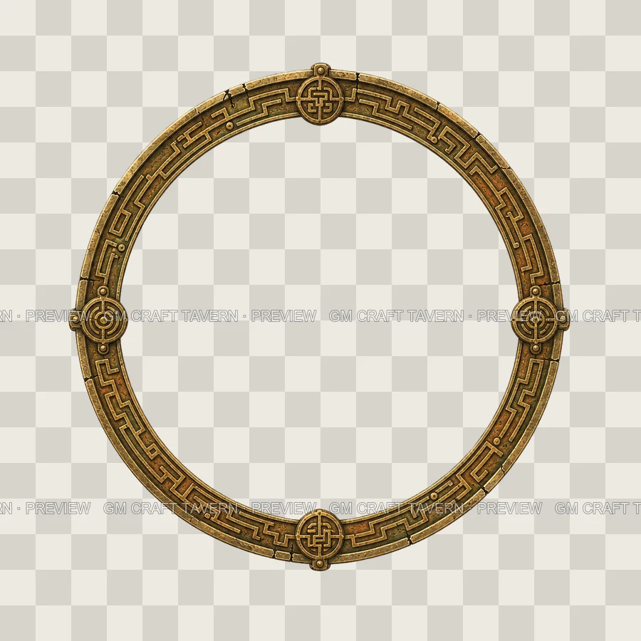 Labyrinth Maze Borders product preview 9