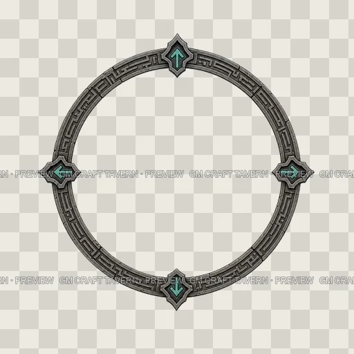 Border 10 top-down token preview