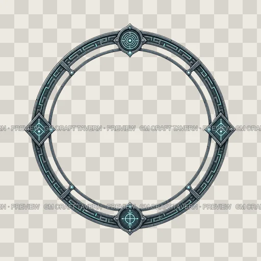 Border 14 top-down token preview