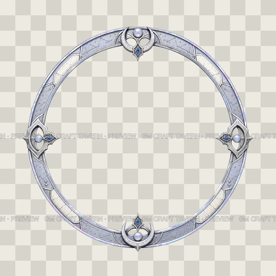 Moon Temple Borders product preview 2
