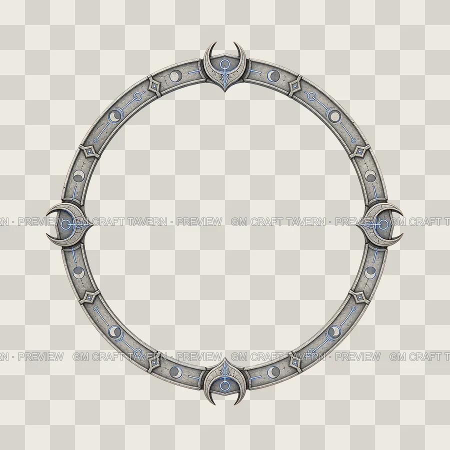 Moon Temple Borders product preview 7
