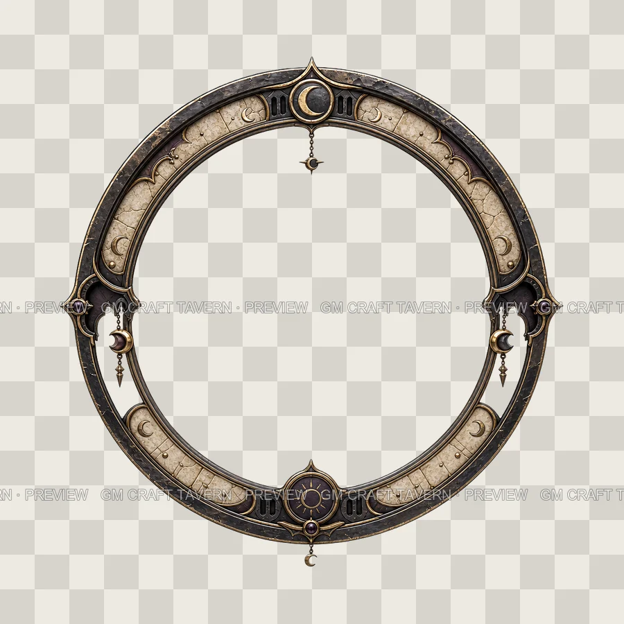 Moon Temple Borders product preview 9