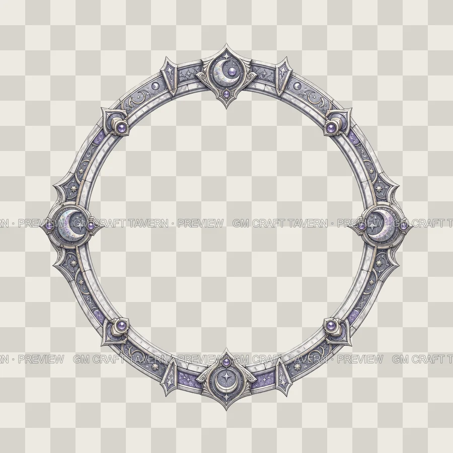 Moon Temple Borders product preview 10