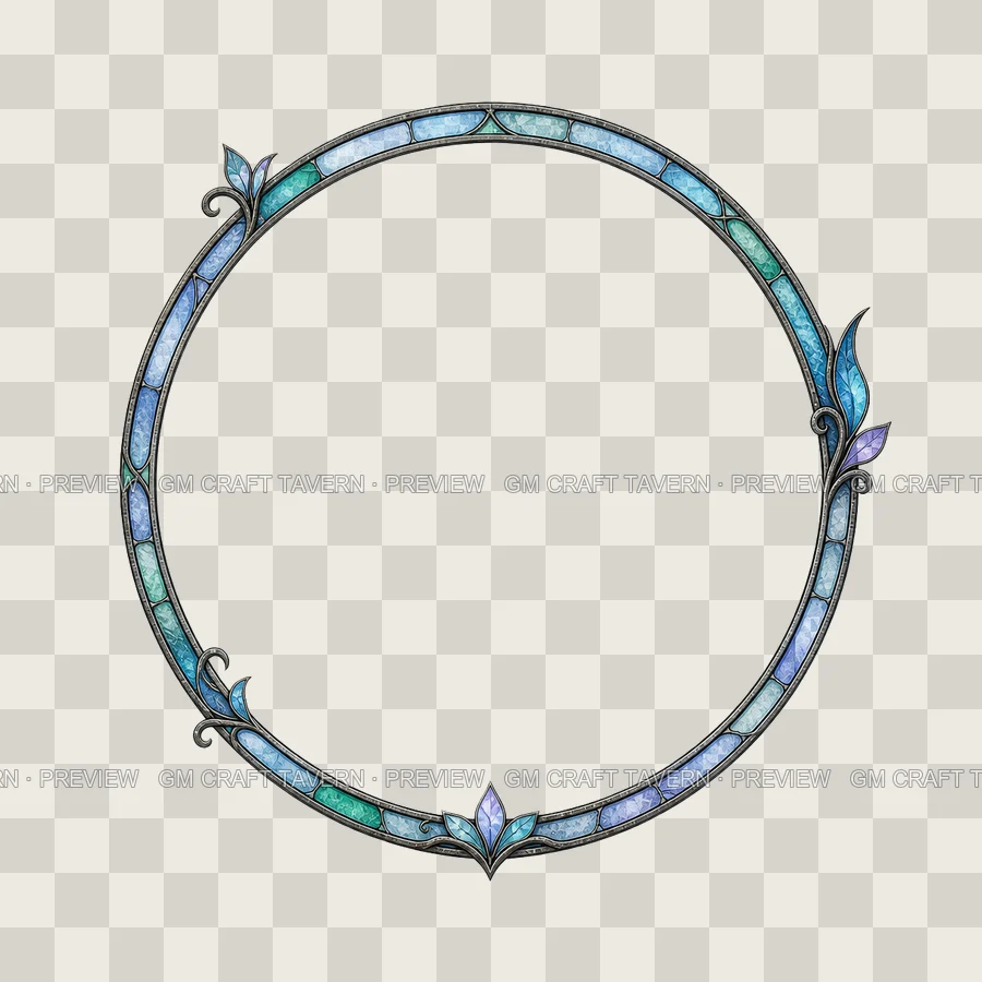 Stained Glass Borders product preview 2
