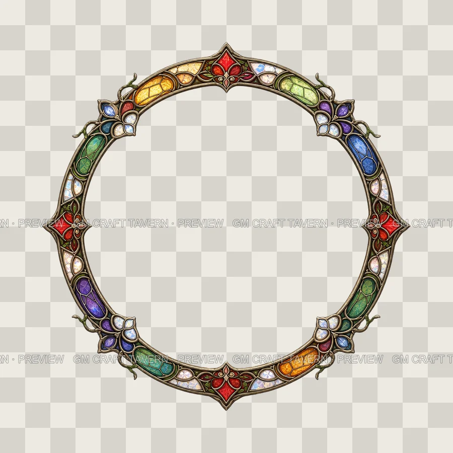 Stained Glass Borders product preview 4