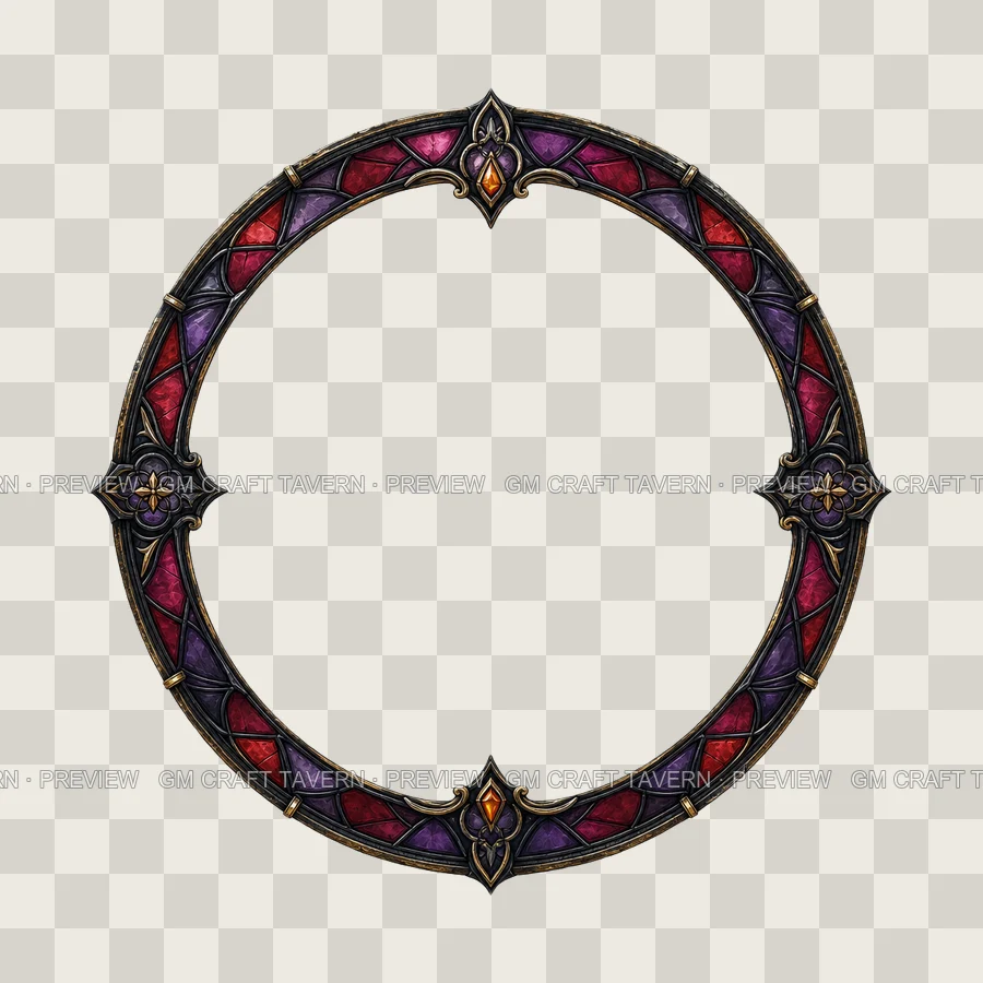Stained Glass Borders product preview 8