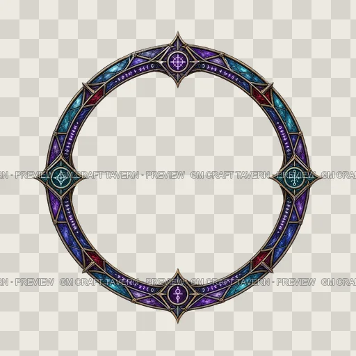 Border 25 top-down token preview