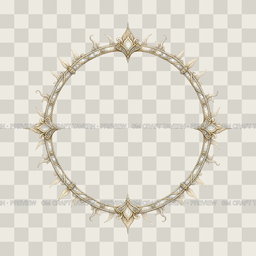 Sunburst Halo Borders product preview 8