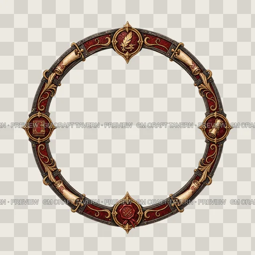 Border 11 top-down token preview