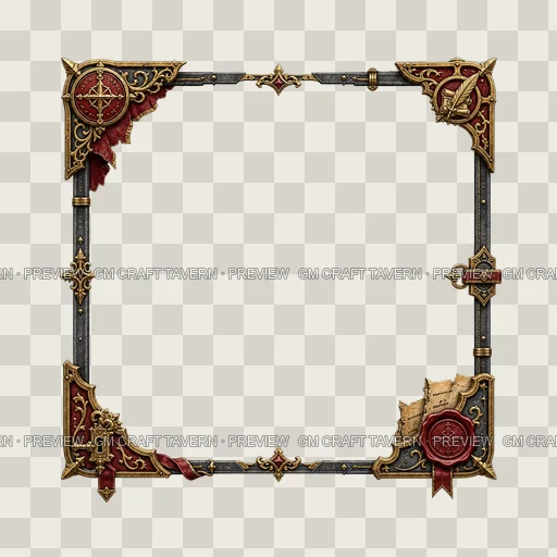 Border 12 top-down token preview