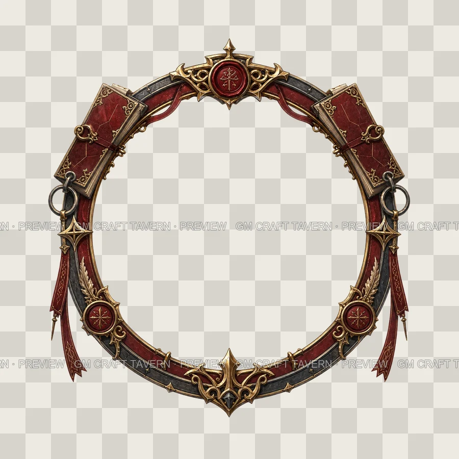 Crimson Annal Frame Borders product preview 4