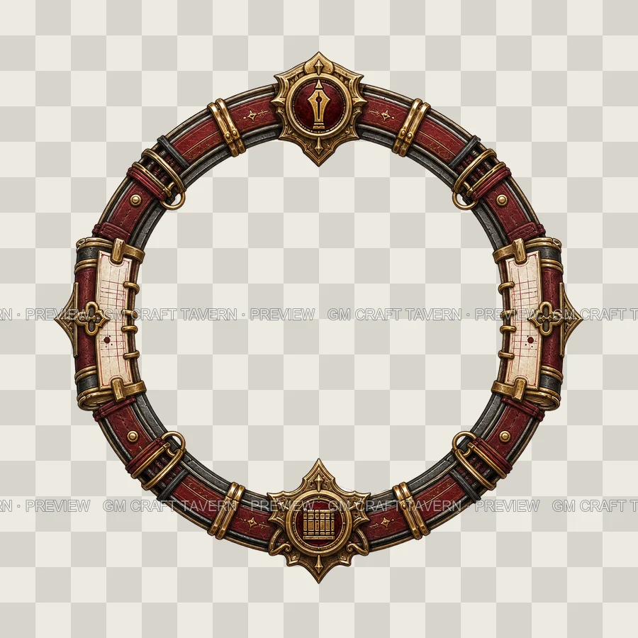Crimson Annal Frame Borders product preview 6