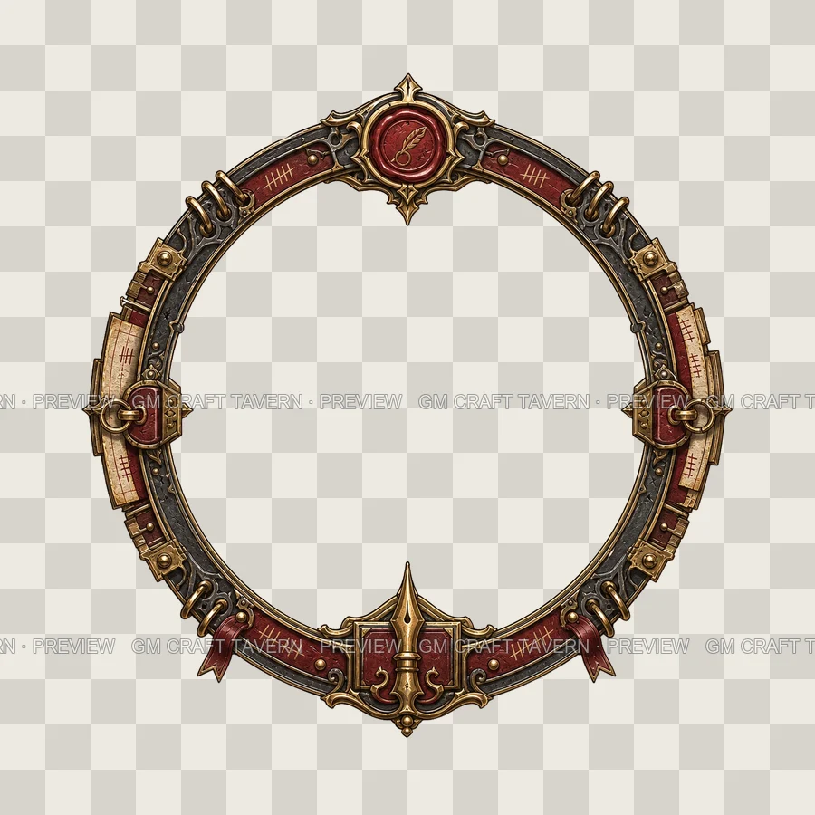 Crimson Annal Frame Borders product preview 7