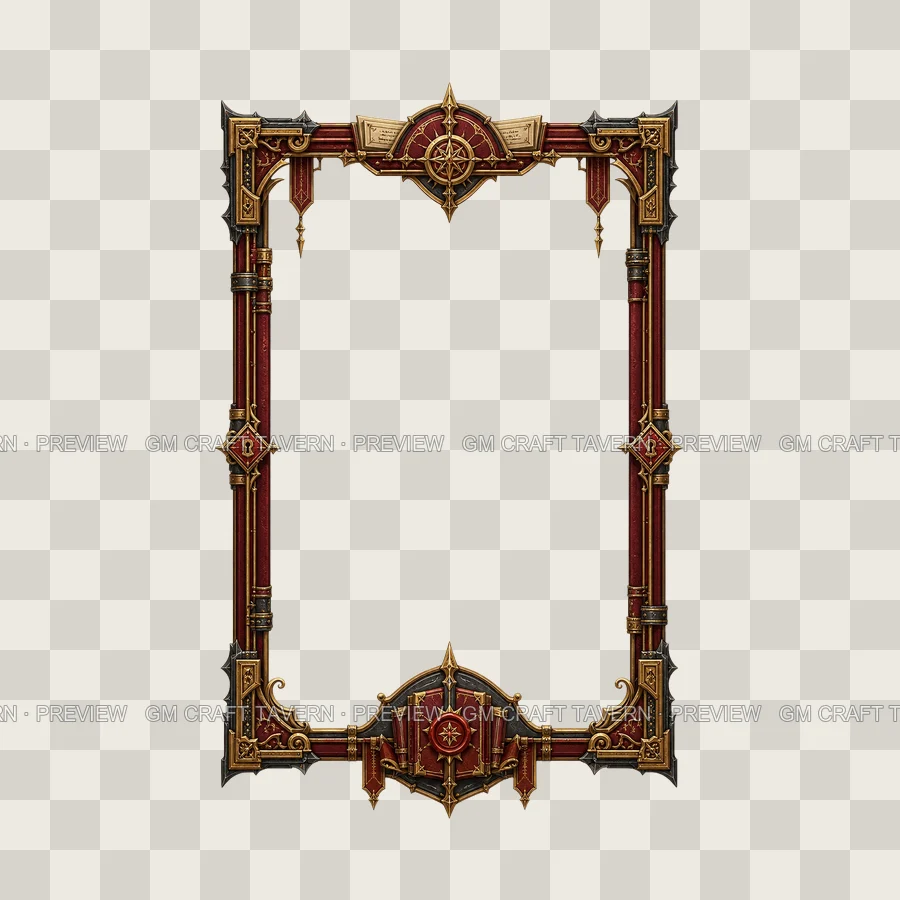 Crimson Annal Frame Borders product preview 8